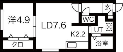 A2麻生（エーツーアサブ）の間取り画像
