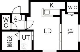 ルーチェ月寒東の間取り画像