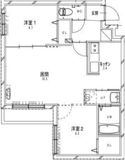 シティプレミア環状通東の間取り画像