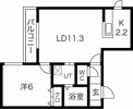 クラリス白石中央の間取り画像