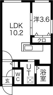 ASTAGE北9条の間取り画像
