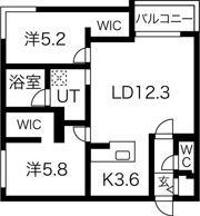 CG HOMES 南11条の間取り画像