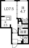 アルファー厚別中央の間取り画像