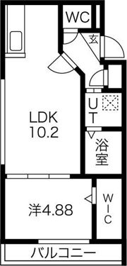 サウススクエアの間取り画像