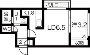 NICO麻生の間取り画像