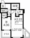 ヴァンテール月寒東の間取り画像