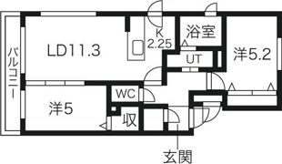 ラグナベルデ山の手の間取り画像