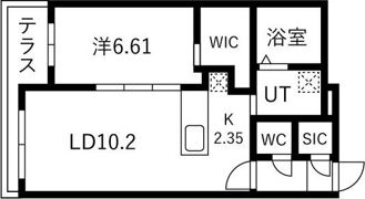 フォレスタ琴似の間取り画像