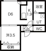 Orquidea西線9条（オルキデア）の間取り画像