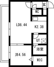 Harness 南11条の間取り画像