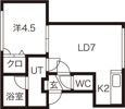 ノースウィル825の間取り画像