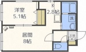 グランメールFPC北17条の間取り画像