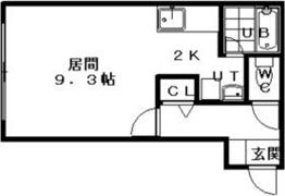 エステラ二十四軒A館の間取り画像