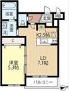 bills Nakanoshimaの間取り画像