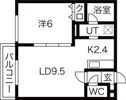 l’endroit （ランドロワ）の間取り画像