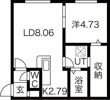 インフィニト平岸一条の間取り画像