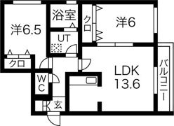 ZABO HILLS HONCHO CITYの間取り画像