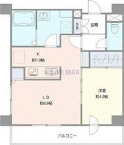 アルファスクエア中島公園の間取り画像
