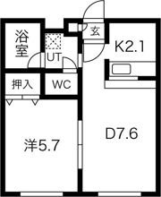 植物園ハイムの間取り画像