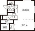 ティーケイ南郷の間取り画像
