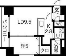S-RESIDENCE円山表参道の間取り画像