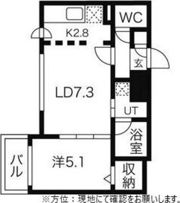 フォレストヒルズBの間取り画像