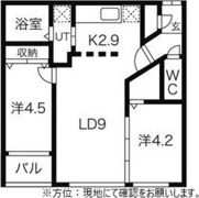 フォレストヒルズBの間取り画像