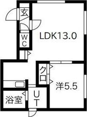 グランメール麻生の間取り画像
