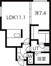 リバーサイドレジデンス学園前の間取り画像