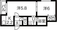 トラストコートS16の間取り画像
