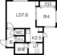 ULUCUS（ウルクス）の間取り画像