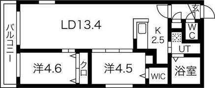 ステージア東札幌 （STAGEA東札幌）の間取り画像