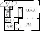 ラフィーネ月寒中央通の間取り画像