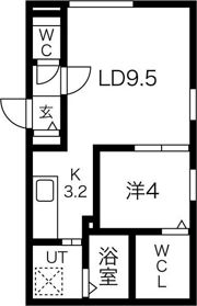 ブルーイング北7条の間取り画像