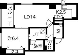 ゼファー札幌ステーションの間取り画像