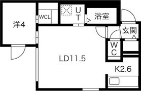 ブルーイング本町の間取り画像