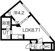 レジデンス菊水の間取り画像
