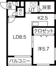 POLARISIII（ポラリスIII）の間取り画像
