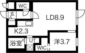 北斗エンブレム札幌の間取り画像