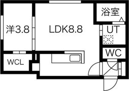 ラグナベルデ菊水の間取り画像