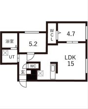 PRIME COURT麻生（プライムコート麻生）の間取り画像