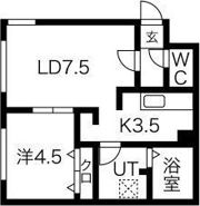 CG HOMES南5条の間取り画像