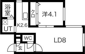 M’s Garden S17（エムズガーデンS17）（A棟）の間取り画像