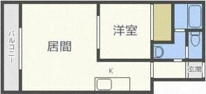 メトロ二十四軒の間取り画像
