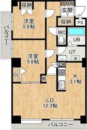 パークビュー46の間取り画像