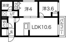 メニーズコート元町北の間取り画像