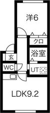 パレシオ発寒4の間取り画像