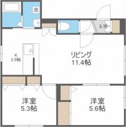 ガーデンハウス南平岸の間取り画像
