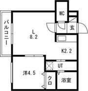 ライズステージ元町の間取り画像