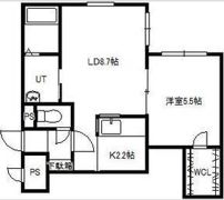 KOKOMO南8条の間取り画像